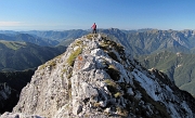 14 In cresta, panorama dal Pizzo Cavallino...